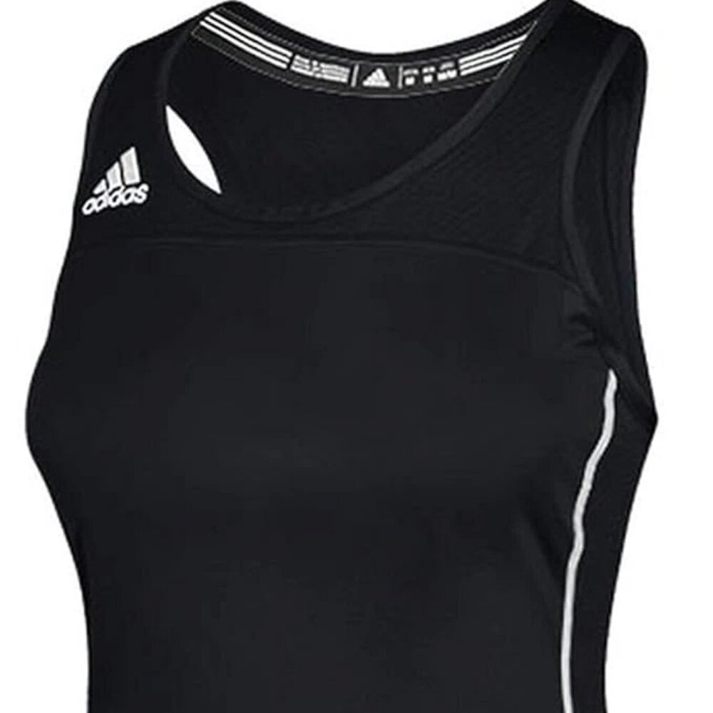 Adidas Climacool Compression Racerback Black Tank Top Shirt Womens Medium New